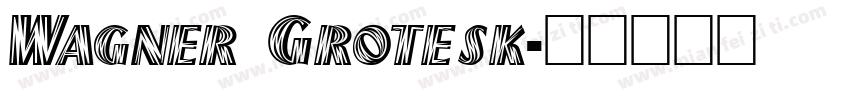 Wagner Grotesk字体转换